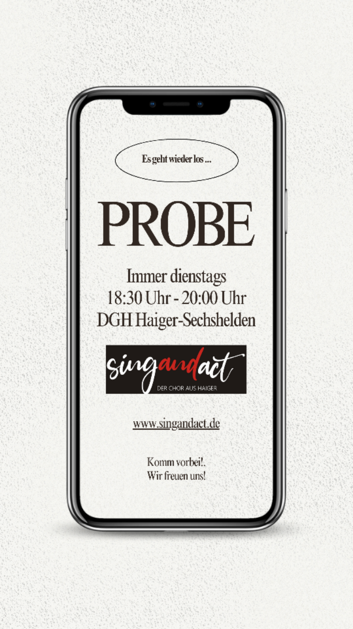 Start in das Chorjahr 2025